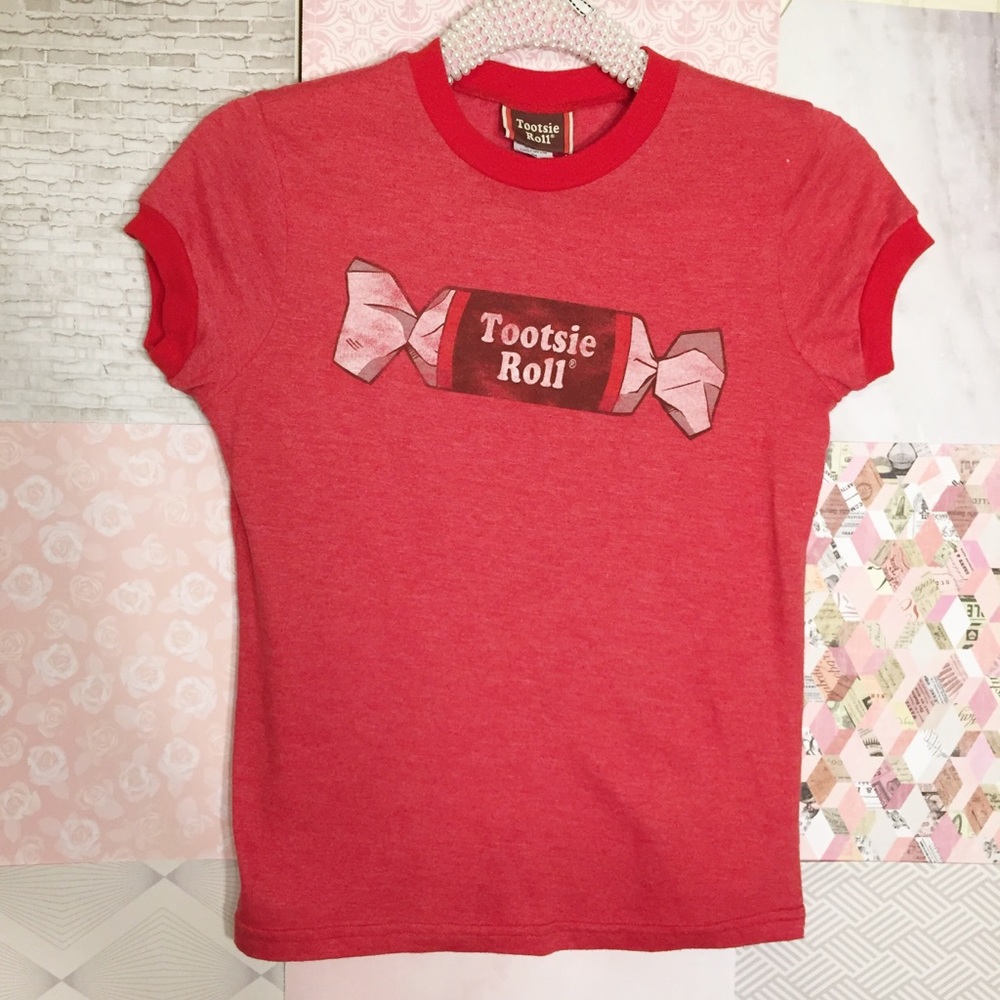 Tootsie Roll | Red Vintage Style T-Shirt